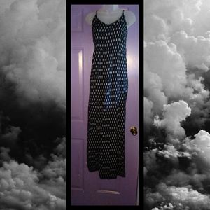 NWOT PINK ROSE BLUE W/FEATHERS LONG DRESS-SIZE S